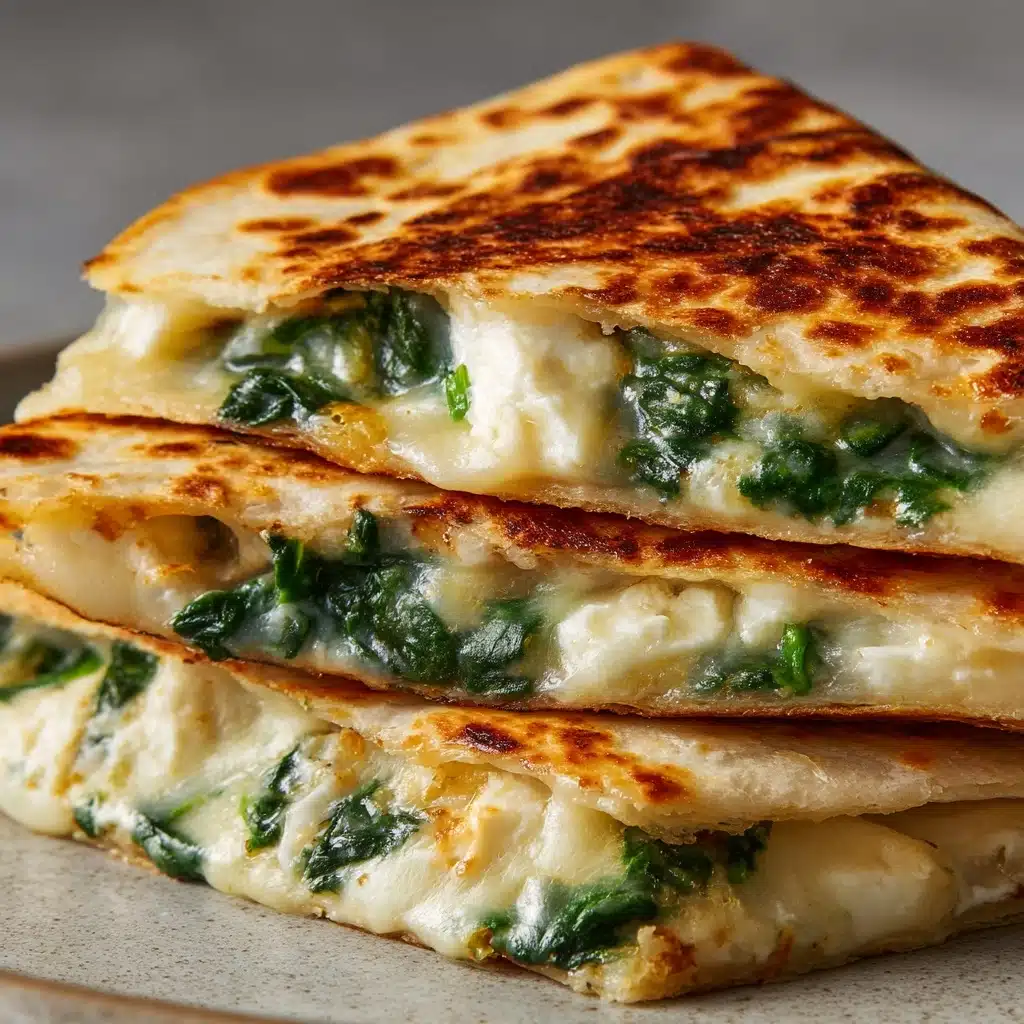 Spinach Feta Quesadillas Recipe
