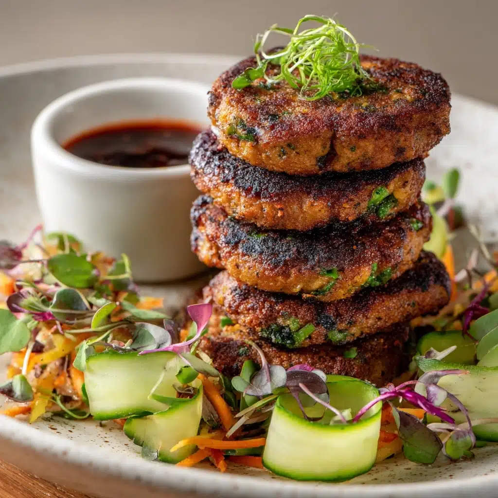 Crispy Tofu and Veggie Patties Recipe - Recipe Image