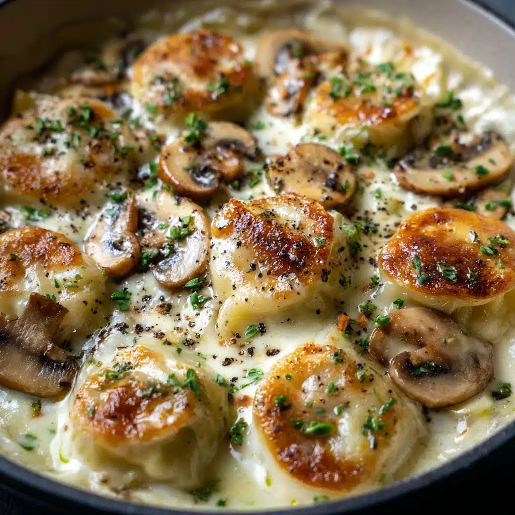 Creamy Chicken and Mushroom Bake Recipe - Recipe Image