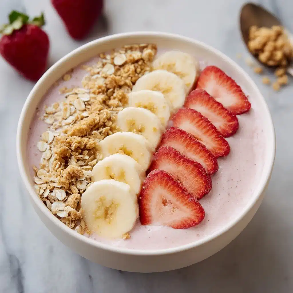 Strawberry Banana Smoothie Bowl Recipe