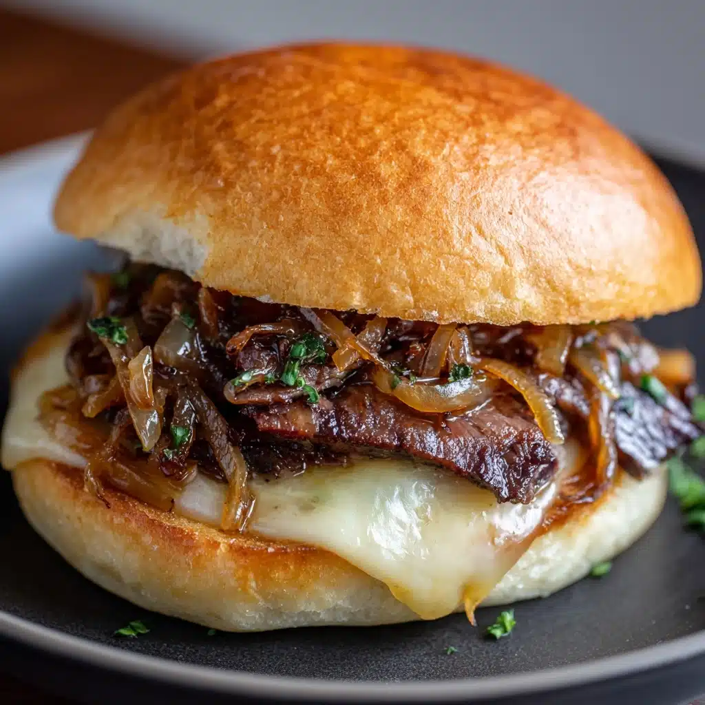 Philly Cheesesteak Sliders Recipe - Recipe Image