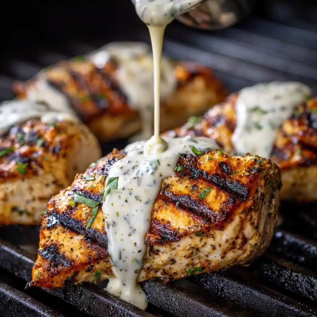 Cajun Grilled Chicken with Alabama White Sauce Recipe - Recipe Image