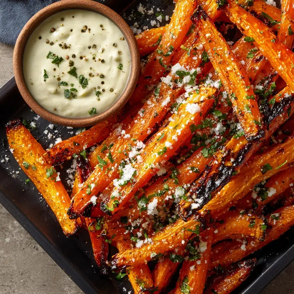 Parmesan Roasted Carrot Fries Recipe - Recipe Image