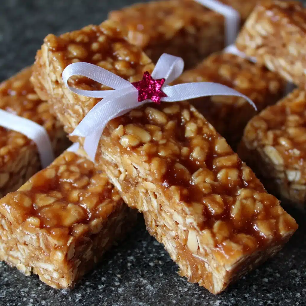 Easiest Microwave Chewy Peanut Butter Granola Bars Recipe - Recipe Image