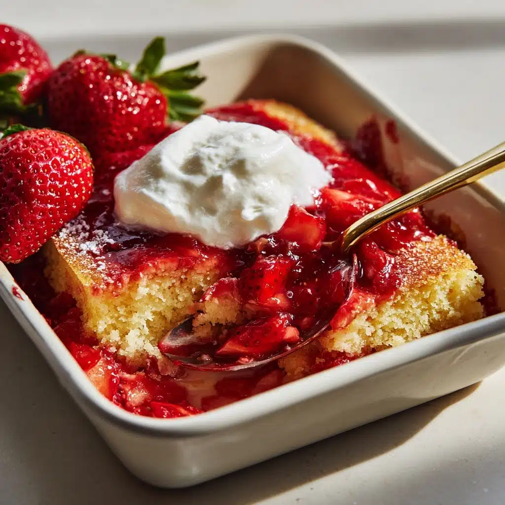 Strawberry Cheesecake Dump Cake Recipe - Recipe Image