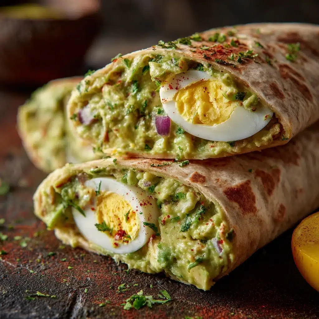 Avocado Egg Salad Roll-Ups Recipe - Recipe Image