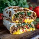 Nacho Cheese Beef Wrap Recipe