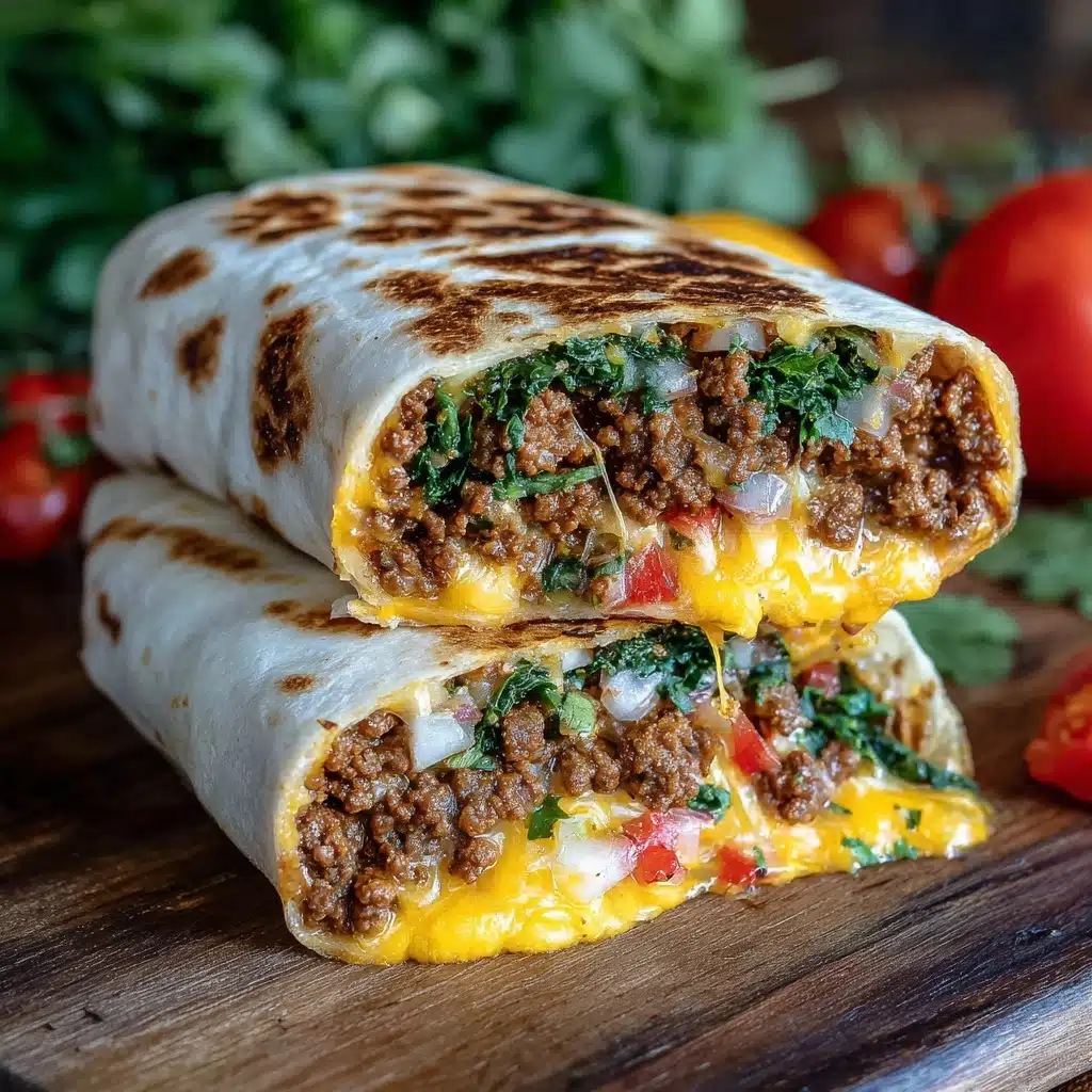 Nacho Cheese Beef Wrap Recipe