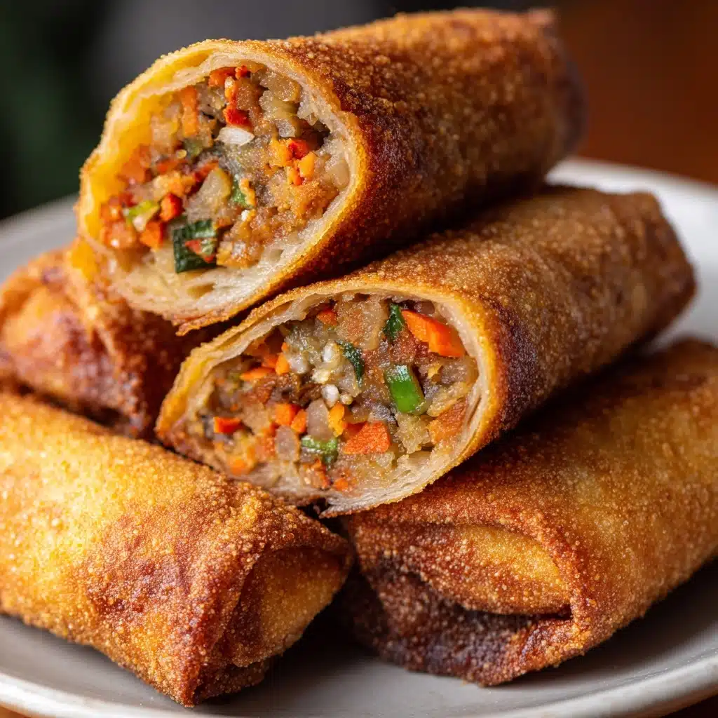 Crispy Crab Cake Egg Rolls with Lemon Dip Recipe - Recipe Image