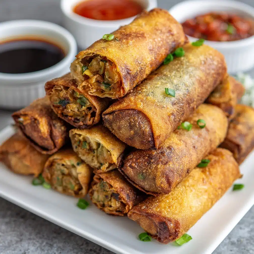 Crispy Air Fryer Spring Rolls Recipe - Recipe Image