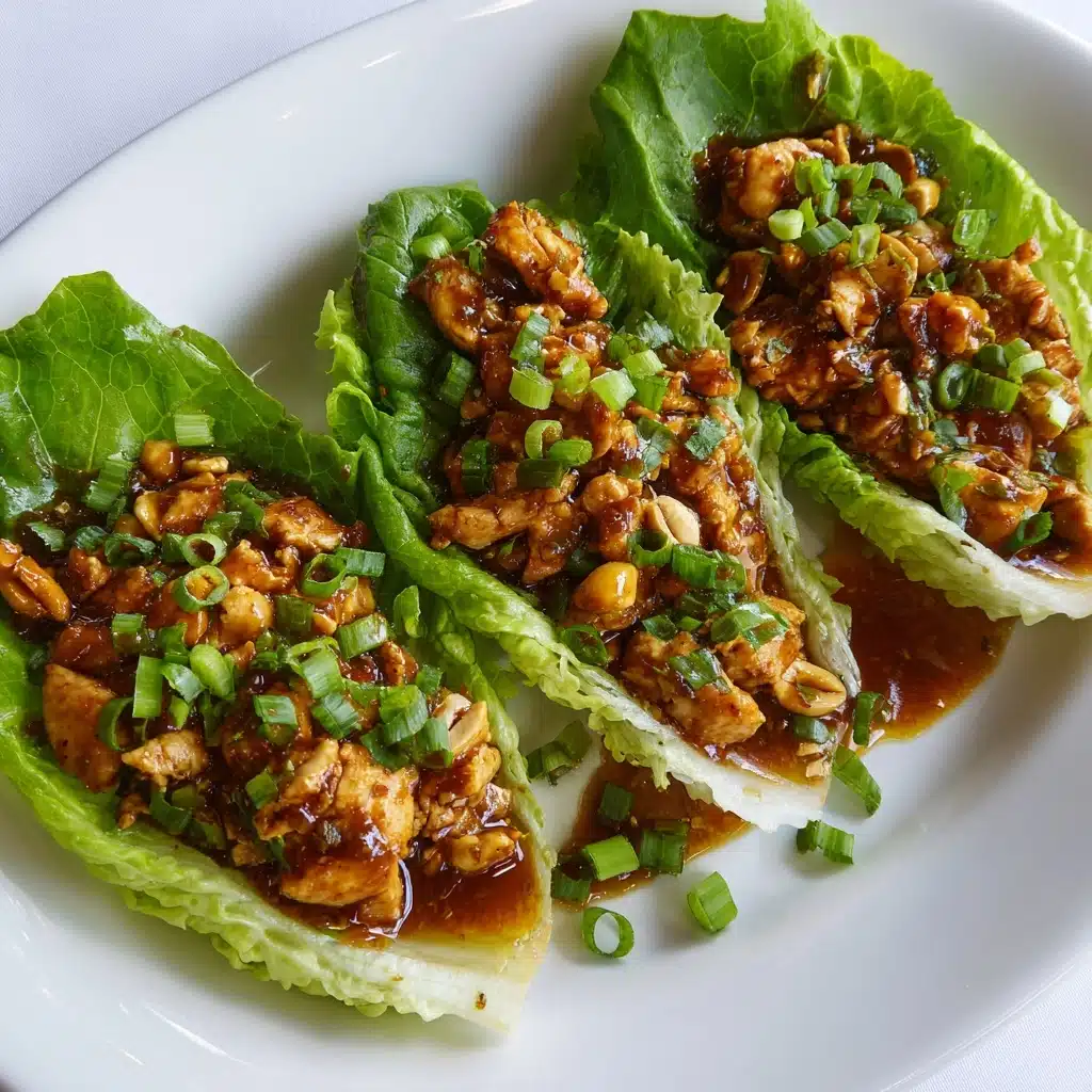 Cashew Chicken Lettuce Wraps Recipe - Recipe Image