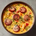 Cheesy Rotel Soup with Smoked Sausage Recipe
