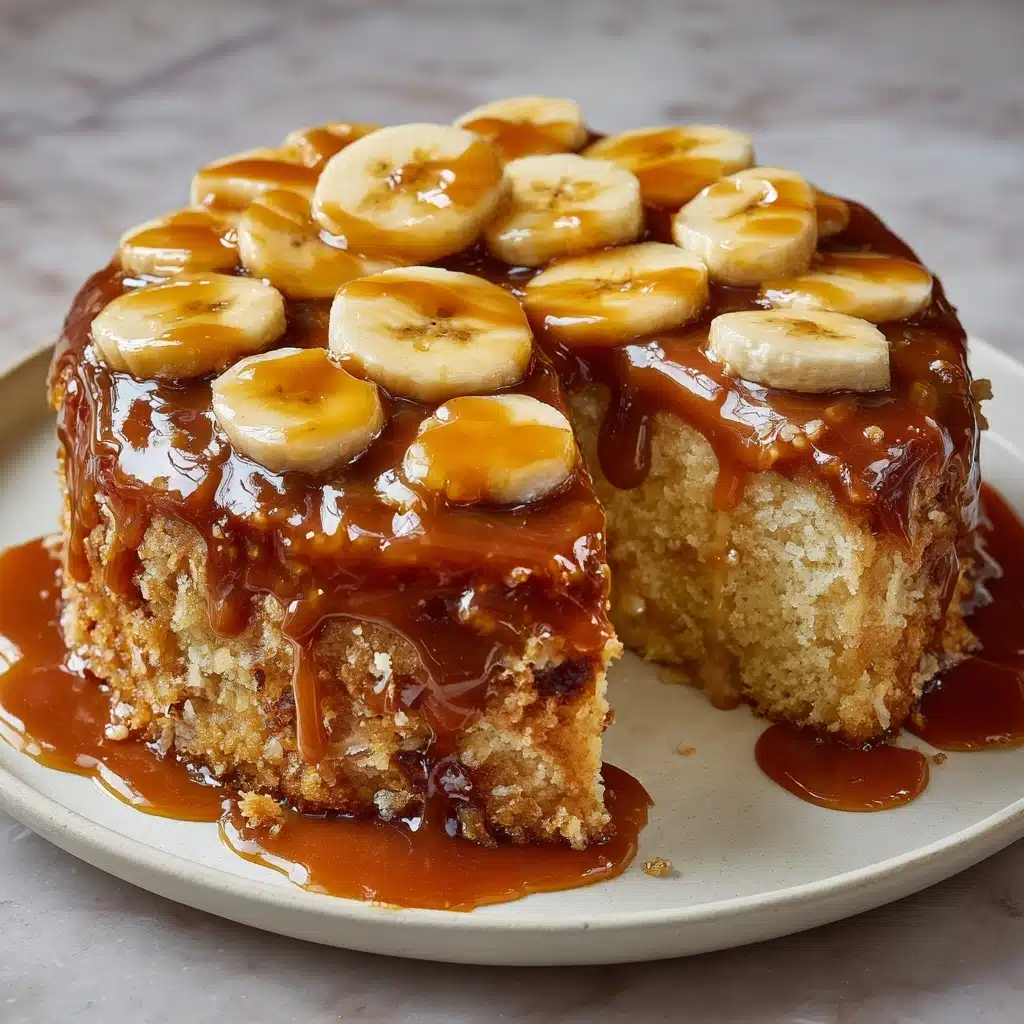 Banana Caramel Cake Recipe - Recipe Image