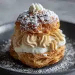 Choux Pastry with Milk Tea Cream Recipe