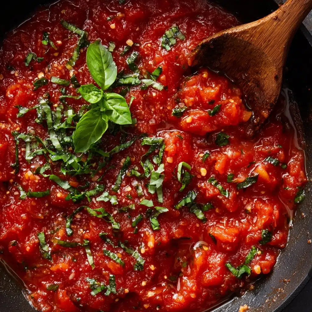 Easy Homemade Marinara Sauce Pasta Recipe - Recipe Image