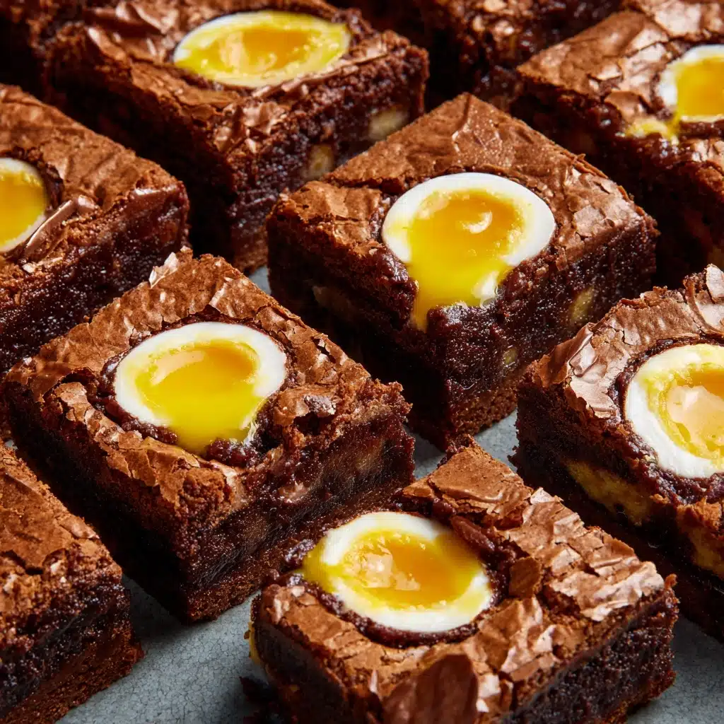 Cadbury Creme Egg Chocolate Brownies Recipe - Recipe Image
