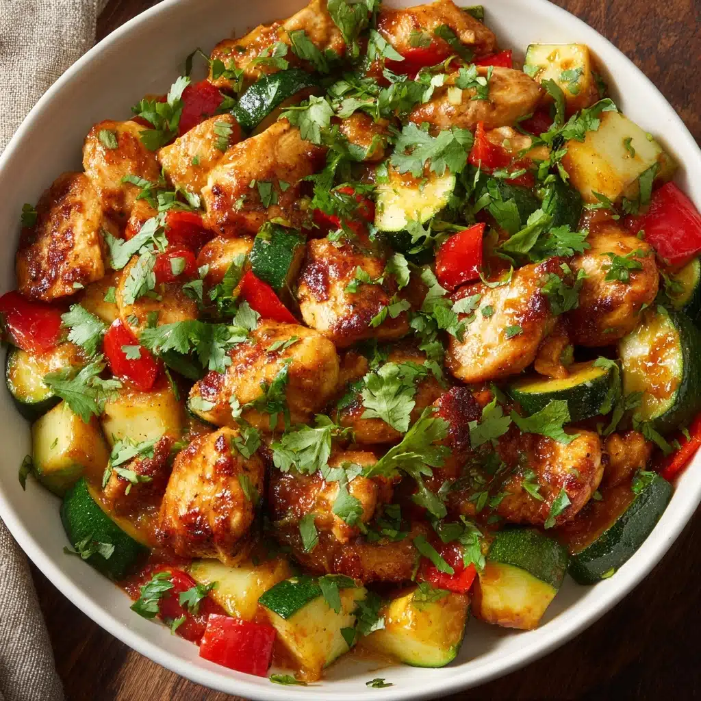 Tex-Mex Chicken and Zucchini Recipe