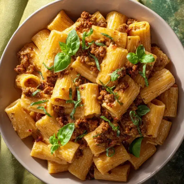 Creamy Sausage Rigatoni Recipe