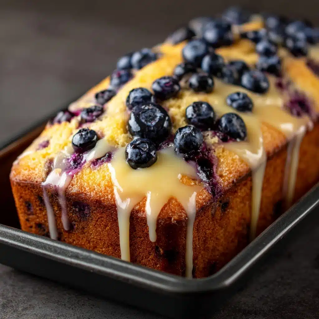 Lemon Blueberry Bread with Lemon Glaze Recipe