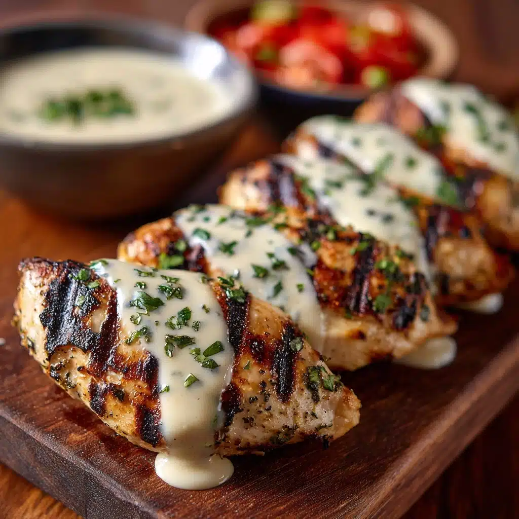 Cajun Grilled Chicken with Alabama White Sauce Recipe - Recipe Image