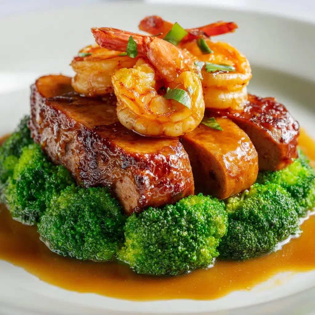 Honey Garlic Shrimp, Sausage & Broccoli Recipe - Recipe Image
