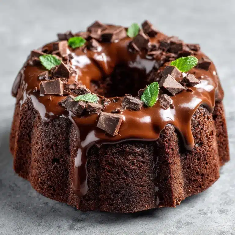 Tender Chocolate Cream Cheese Pound Cake Recipe