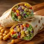 Chickpea Salad Wraps with Lemon Dressing Recipe