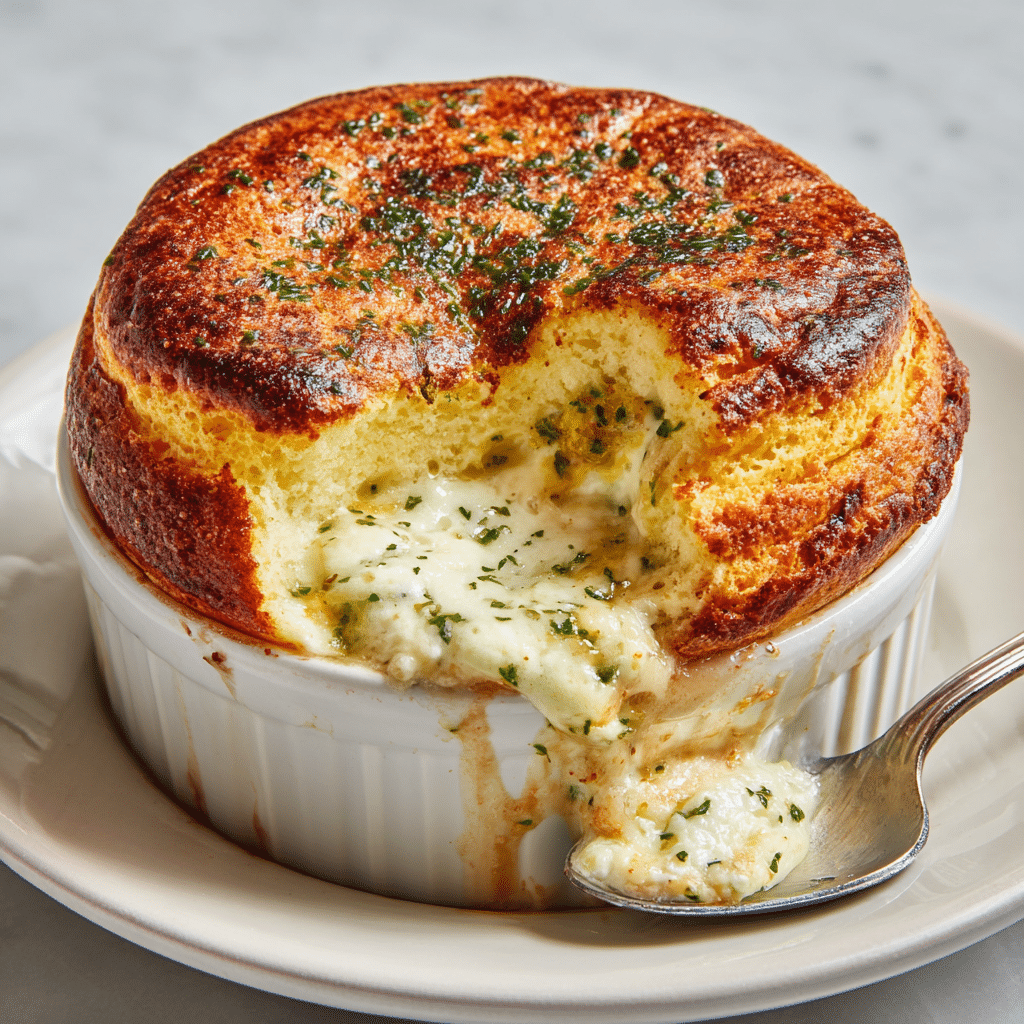 French Cheese Soufflé Recipe - Recipe Image
