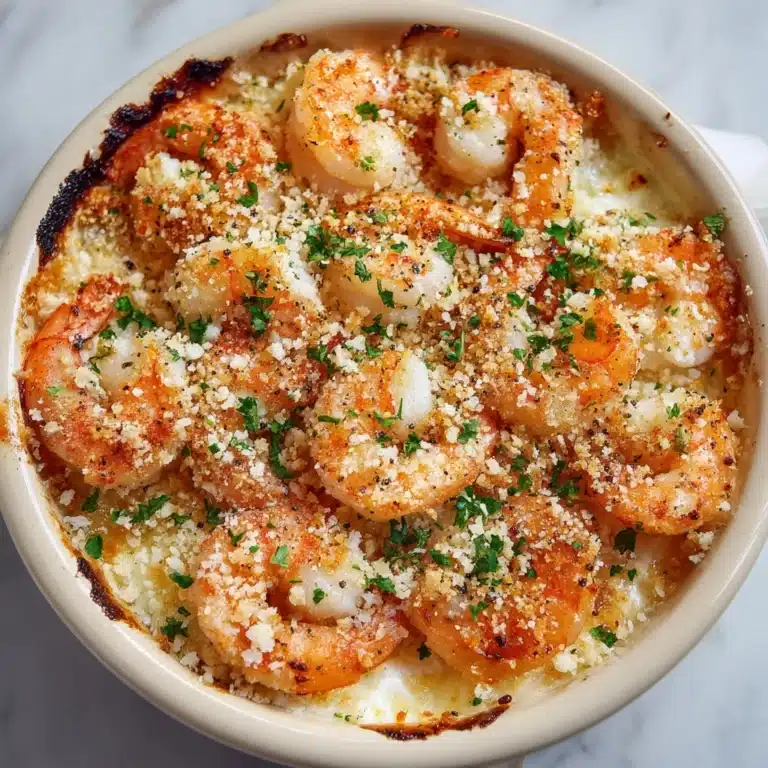 Garlic Parmesan Baked Shrimp Recipe