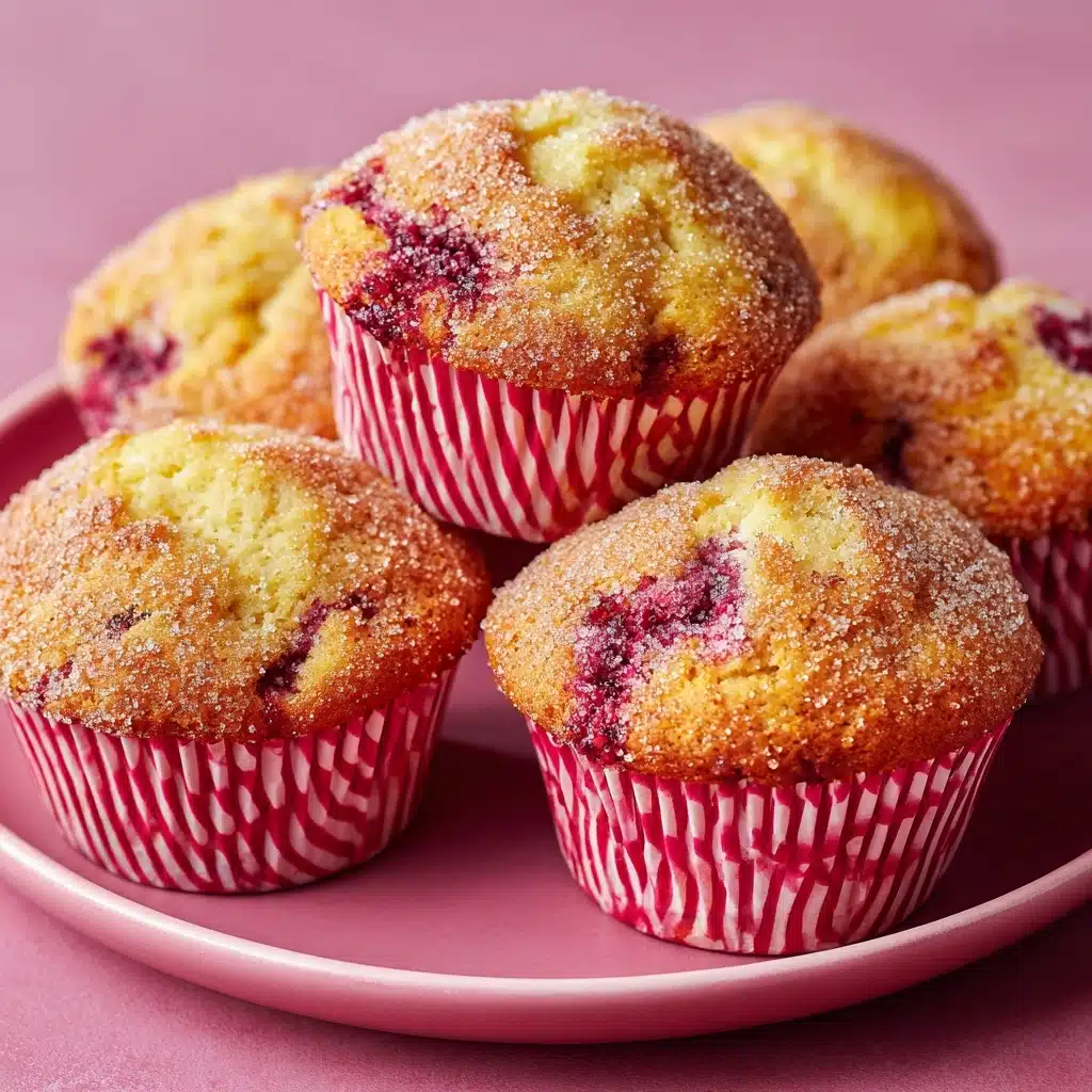 Rhubarb Muffins with Cinnamon Sugar Topping Recipe - Recipe Image
