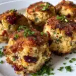 Cranberry Turkey Stuffing Balls Recipe