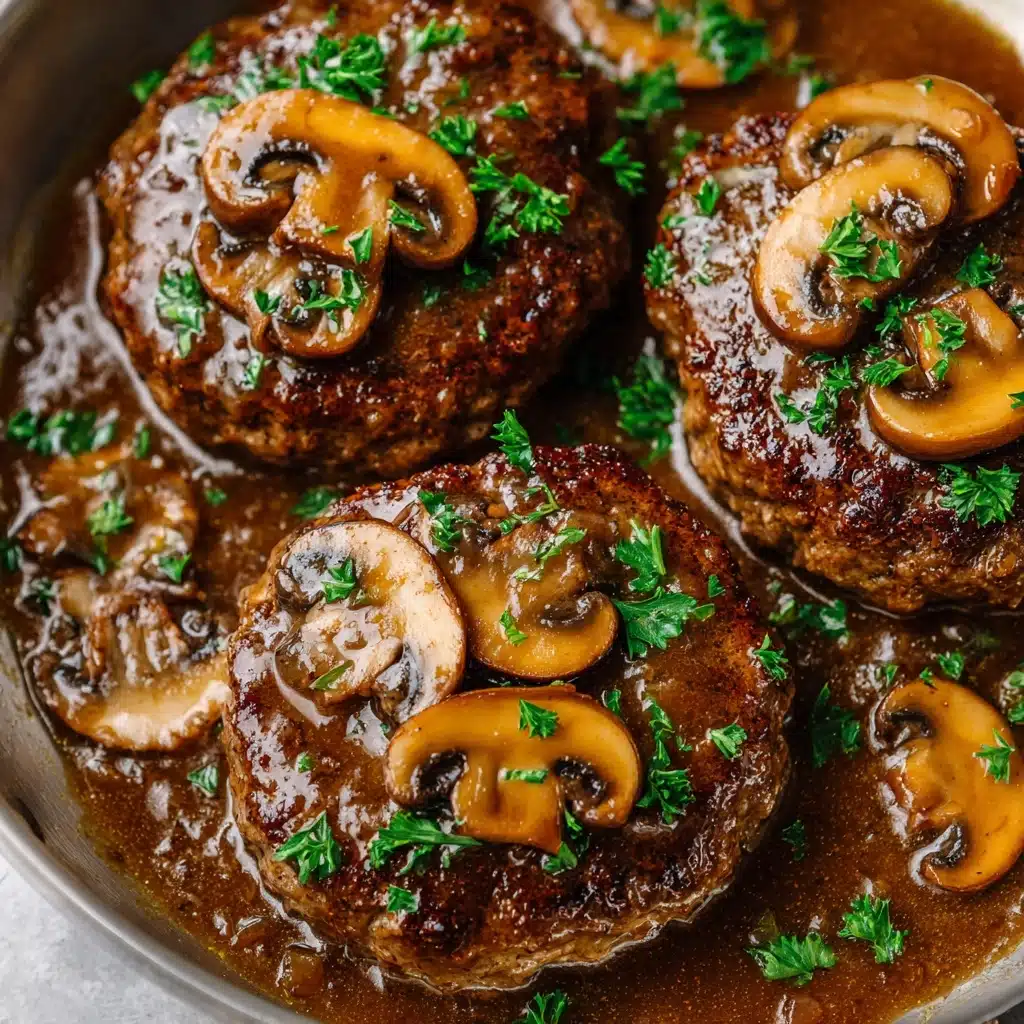 Easy Homemade Salisbury Steak Recipe - Recipe Image