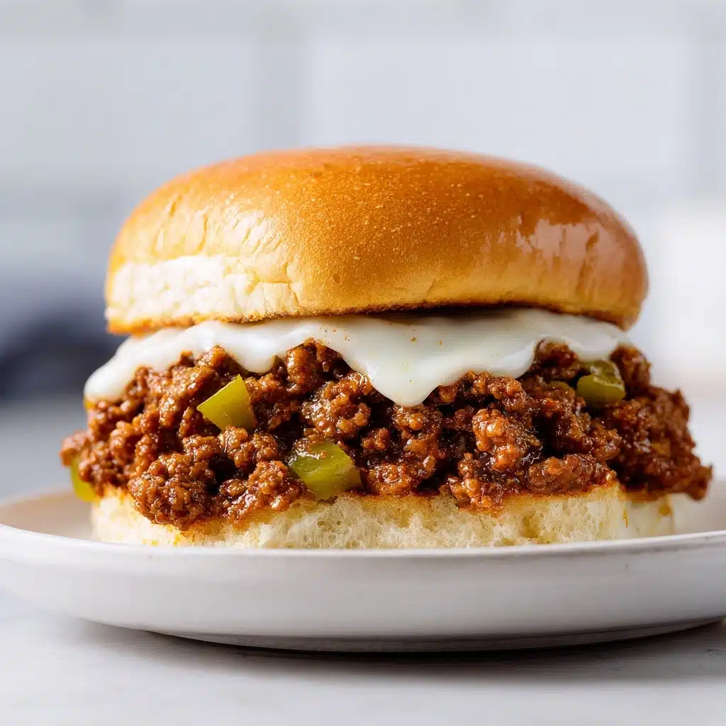 Cheesesteak-Inspired Sloppy Joes Recipe - Recipe Image