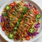 Sesame Chicken Cabbage Crunch Salad Recipe
