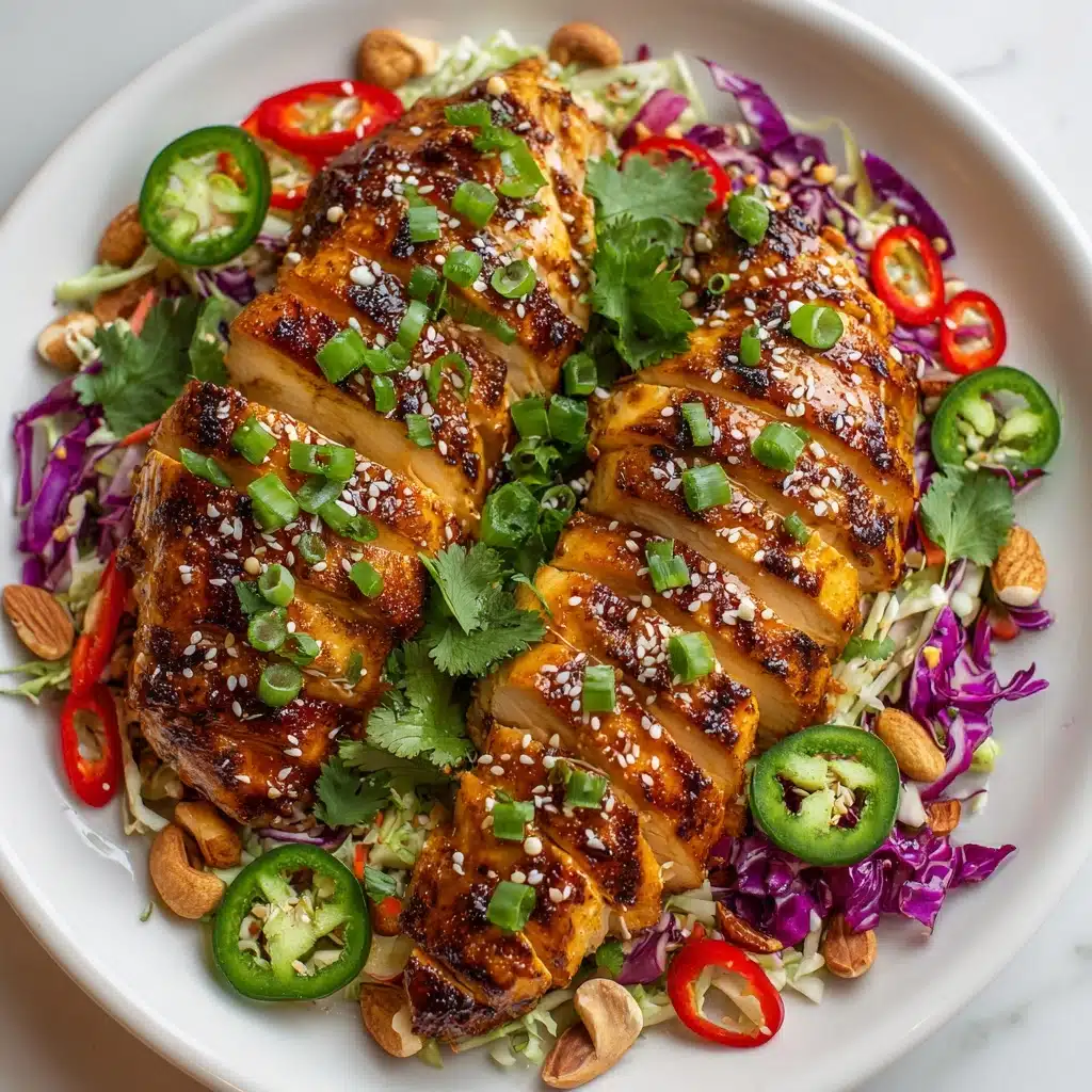 Sesame Chicken Cabbage Crunch Salad Recipe