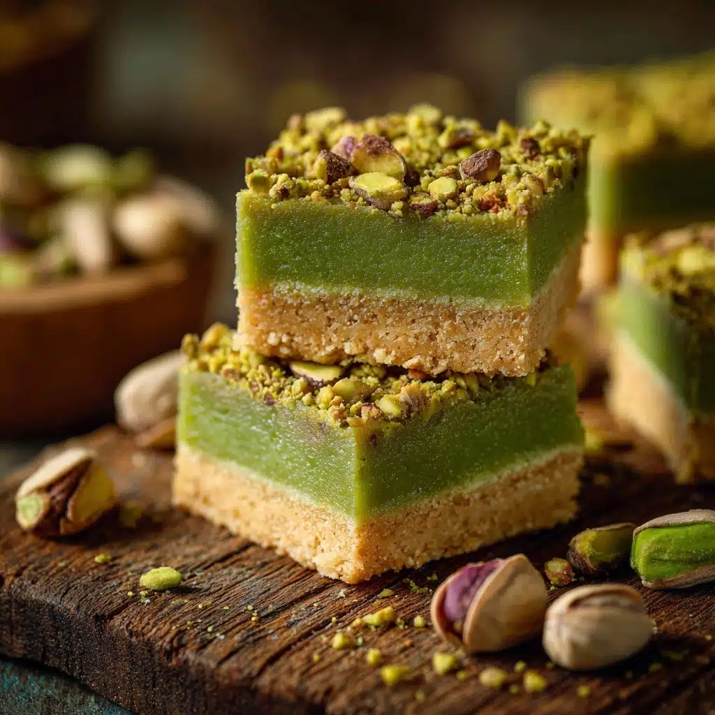 Pistachio Dream Cookie Bars Recipe - Recipe Image