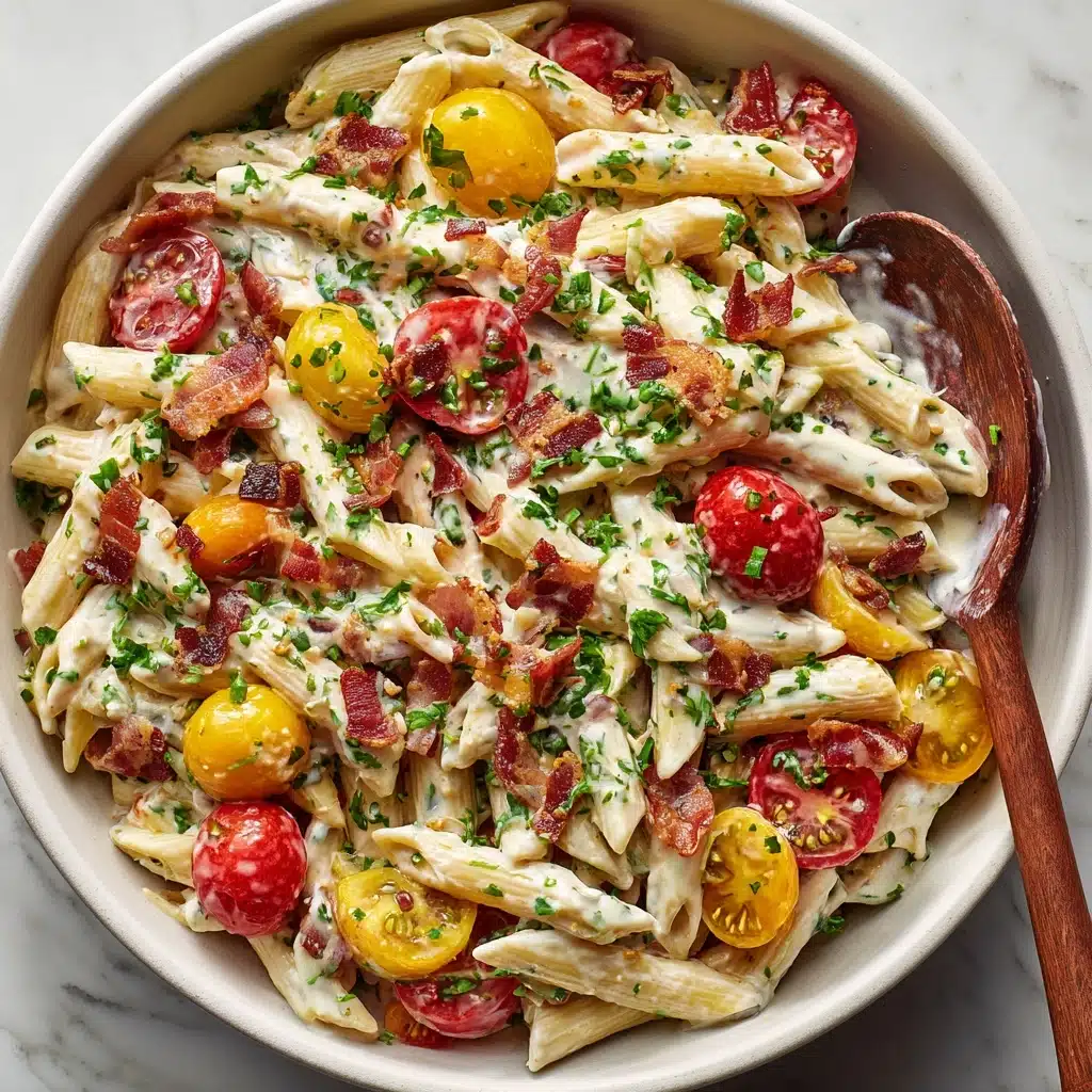 Chicken Club Pasta Salad Recipe - Recipe Image