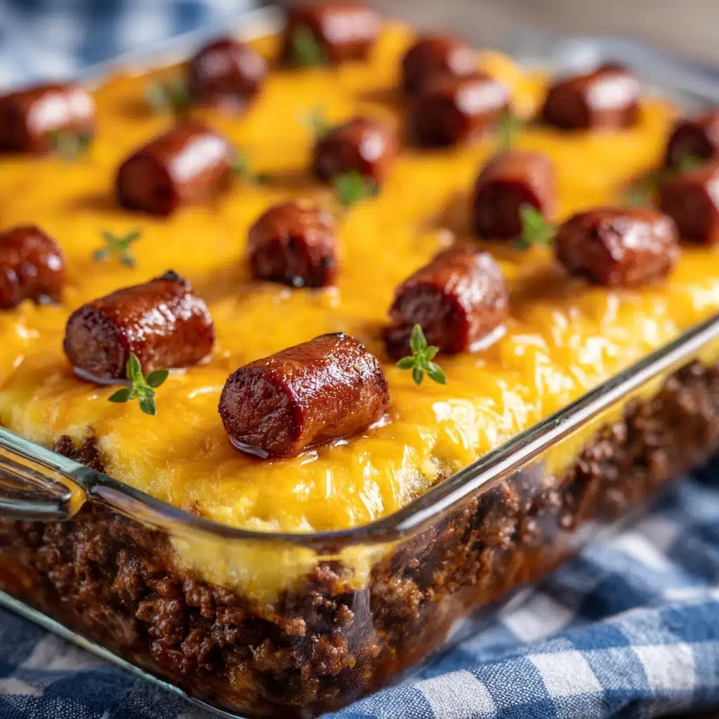 Chili Cheese Dog Casserole Recipe - Recipe Image