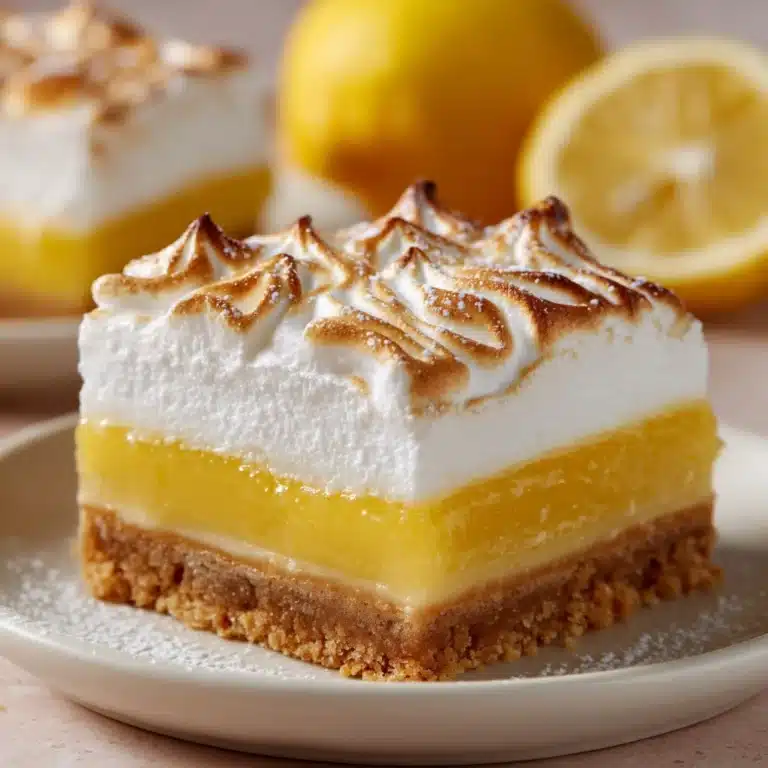 Zesty Lemon Meringue Pie Bars Recipe