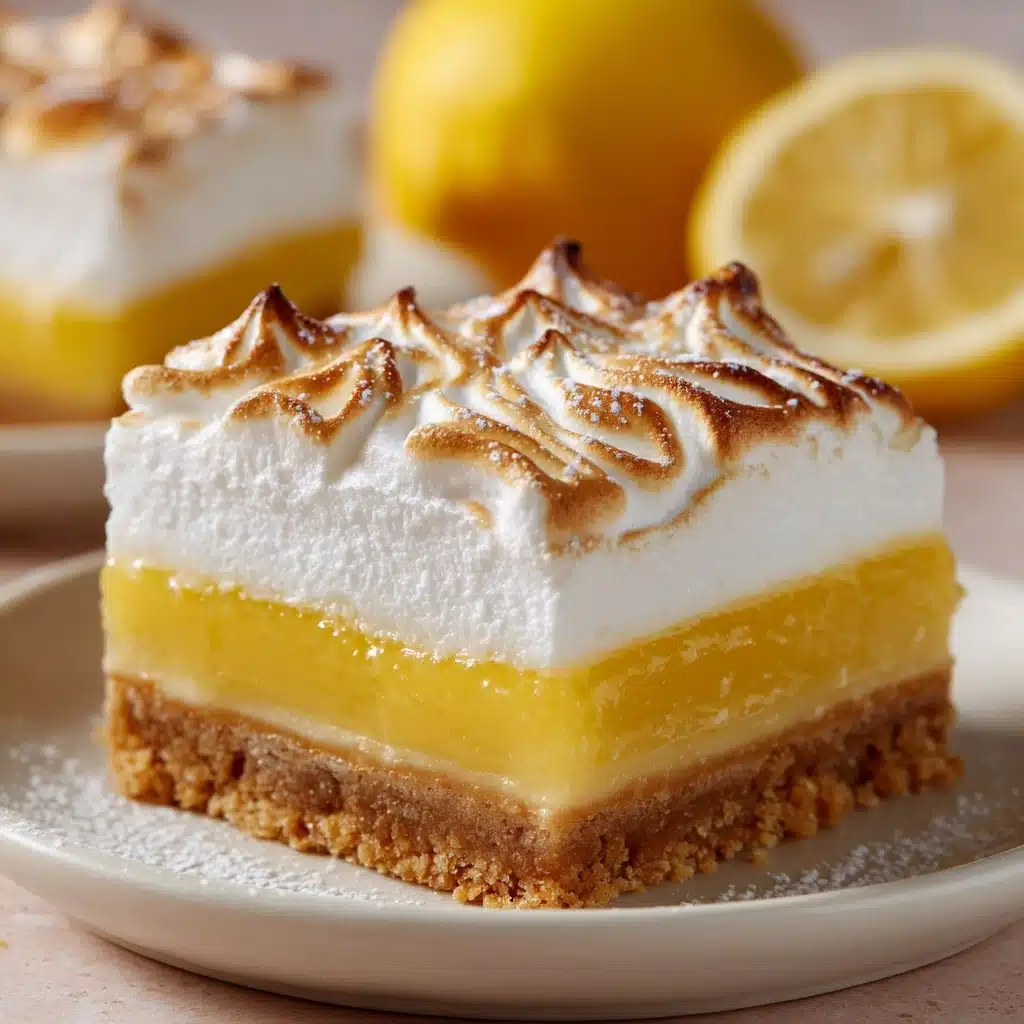 Zesty Lemon Meringue Pie Bars Recipe