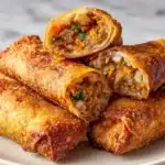 Crispy Crab Cake Egg Rolls with Lemon Dip Recipe
