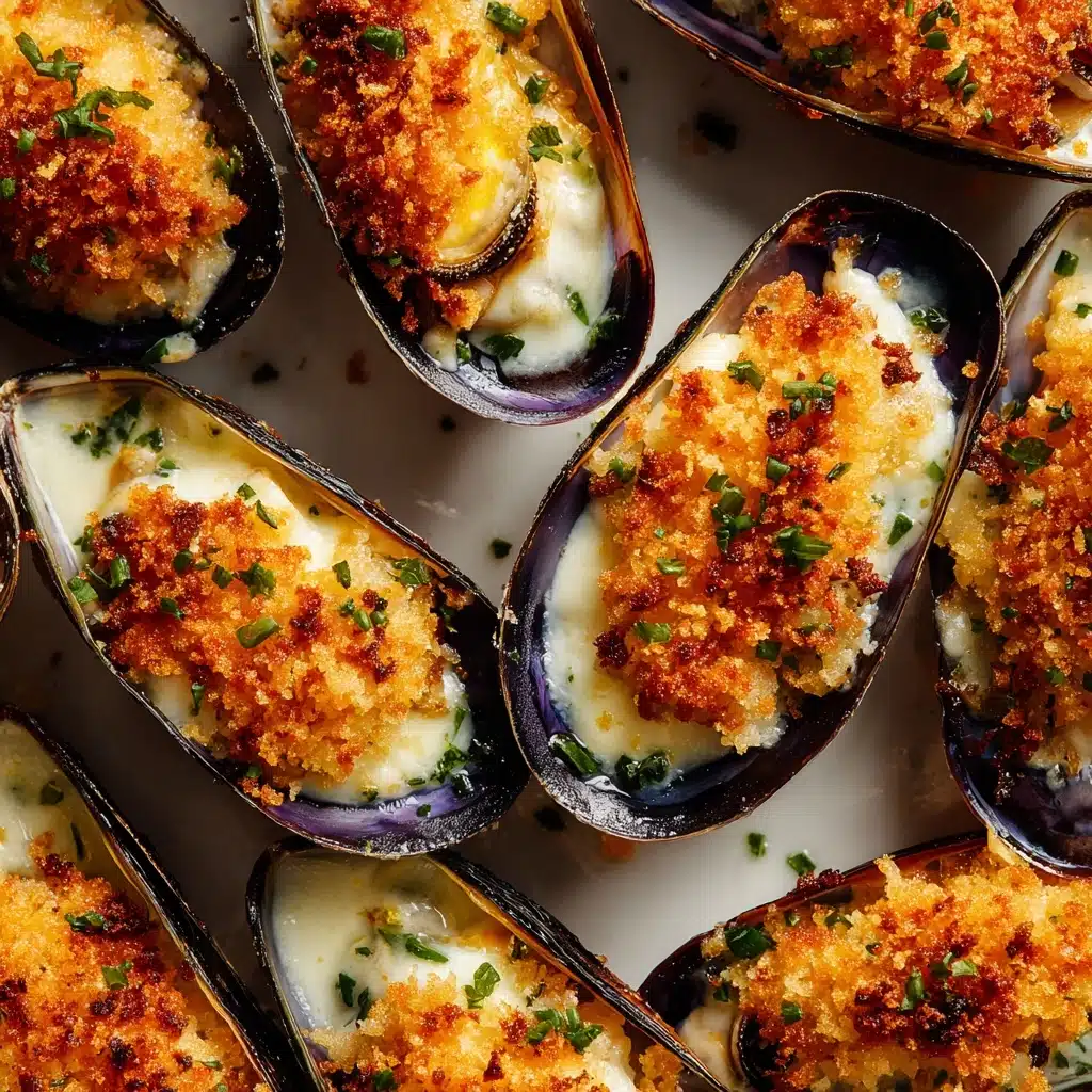 Stuffed Baked Mussels Recipe - Recipe Image