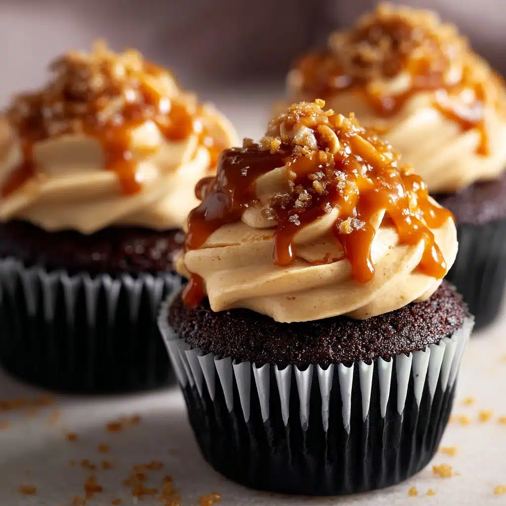 Salted Caramel Chocolate Cupcakes Recipe - Recipe Image