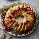 Turkey and Cranberry Wreath Recipe