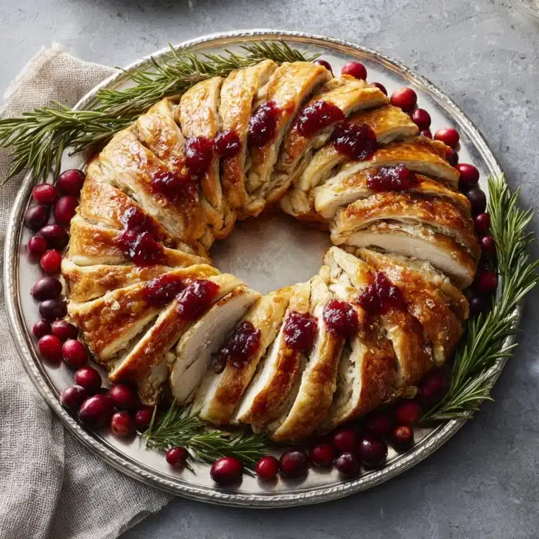 Turkey and Cranberry Wreath Recipe