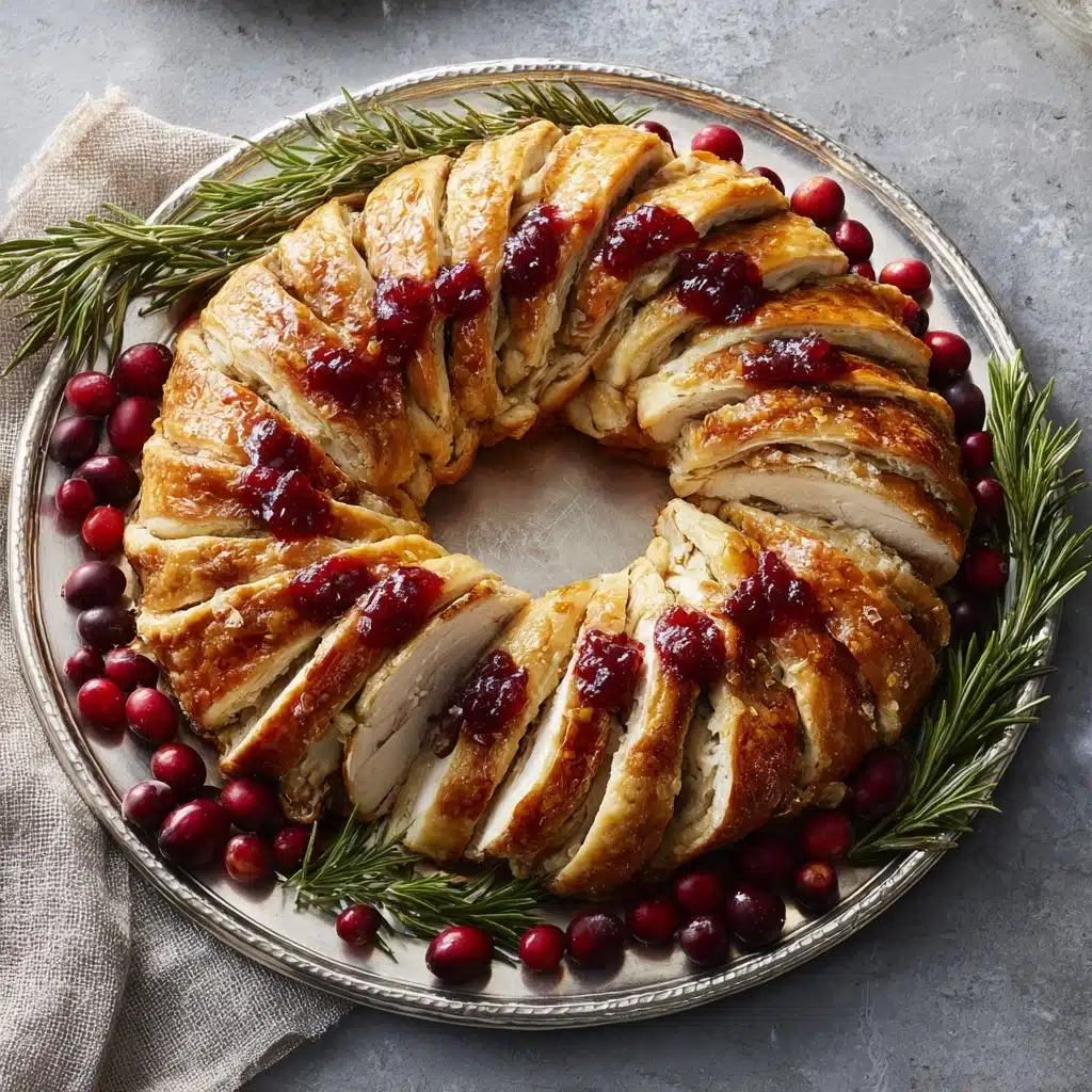 Turkey and Cranberry Wreath Recipe
