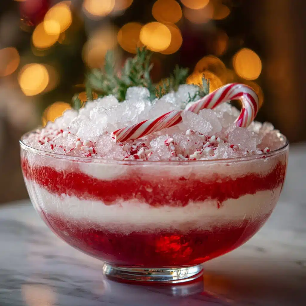 Candy Cane Christmas Punch Recipe - Recipe Image