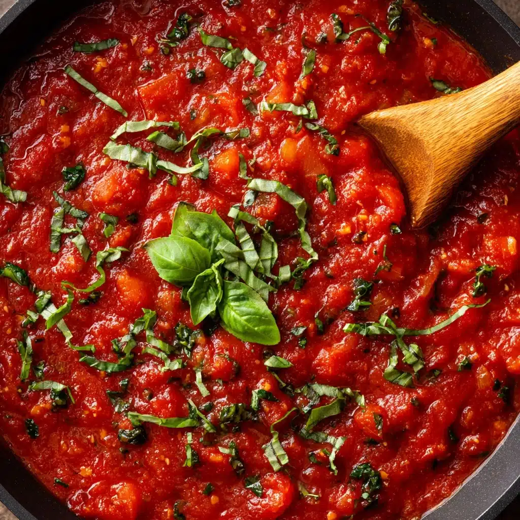 Easy Homemade Marinara Sauce Pasta Recipe - Recipe Image