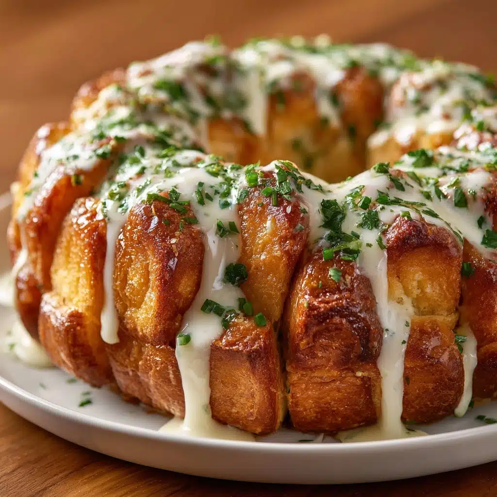 Chicken Alfredo Monkey Bread Recipe - Recipe Image