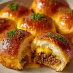 Garlic Parmesan Cheeseburger Bombs Recipe